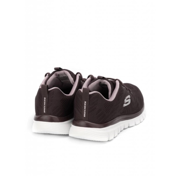 SKECHERS Deportivas Graceful Get Connected Burdeos