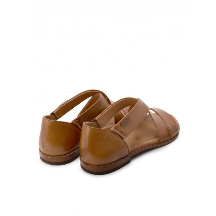 PIKOLINOS Sandalias Planas Tiras Cruzadas Cuero