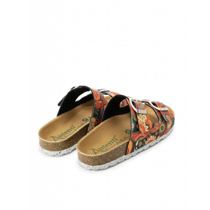 AUTENTI Sandalias Bio Estampado Flores