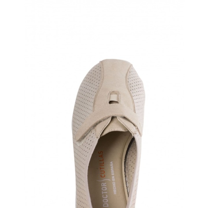 DOCTOR CUTILLAS Zapatos Cuna Velcro Beige